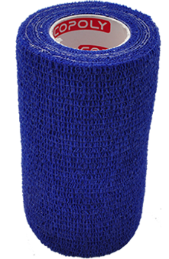 Bild von Selbsthaftender elastischer Verband 10 cm - Blau