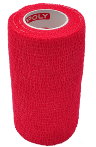 Bild von Selbsthaftender elastischer Verband 10 cm - Rot