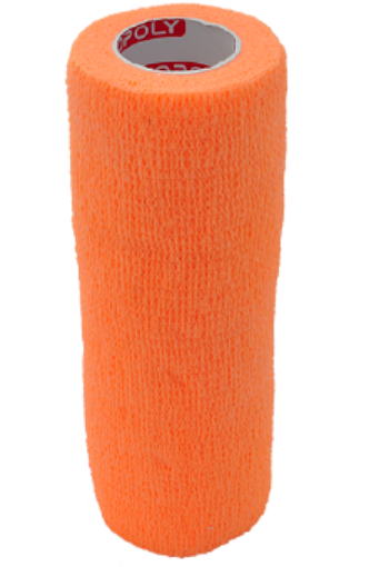 Bild von Selbsthaftender elastischer Verband 15 cm - Orange