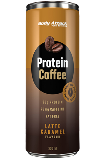 Bild von Protein-Kaffee - 250 ml Karamell-Latte BodyAttack