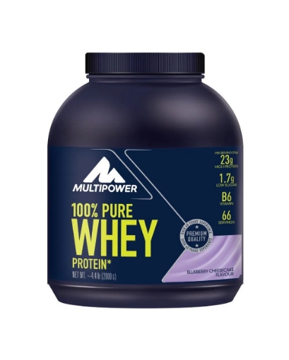 Bild von 100% Pure Protein Whey - 2000g Heidelbeer-Käsekuchen MPower