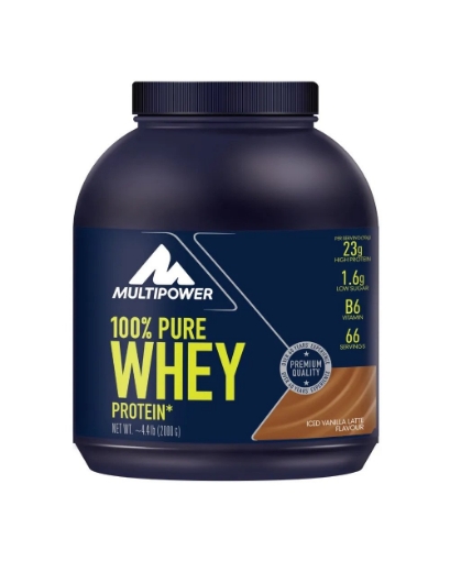 Bild von 100% Pure Whey Protein - 2000g Eiskaffee mit Vanillegeschmack MPower