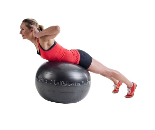 Bild von GYM BALL 75 CM SCHWARZ + PUMPE P2I