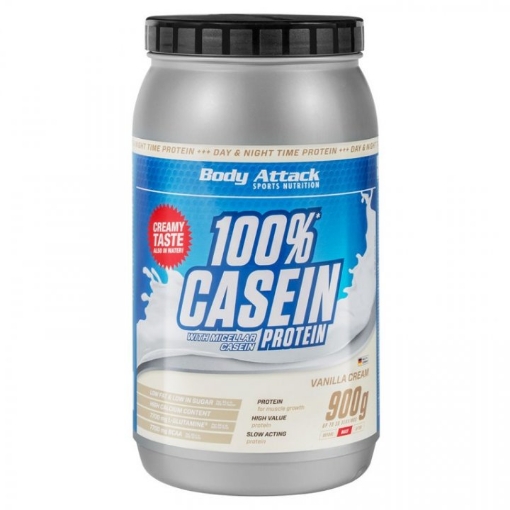 Bild von CASEIN PROTEIN 100 % - 900G VANILLE BODY ATTACK