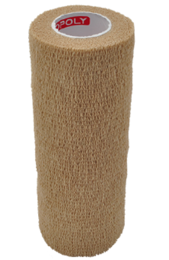 Bild von Selbsthaftender elastischer Verband 15 cm - Beige