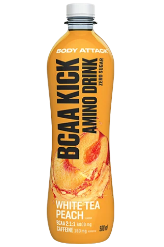 Bild von BCAA KICK Weißer Tee Pfirsich - 500ml Body Attack