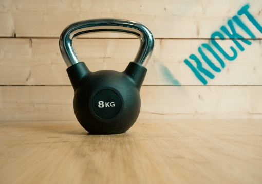 Bild von Schwarze Kettlebell 8 kg