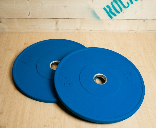 Bild von Set mit 2 blauen Olympischen Scheiben 5 kg