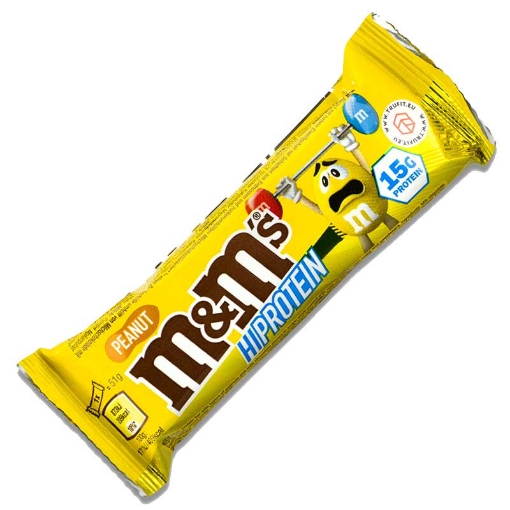 Bild von M&M'S Proteinriegel mit Erdnüssen 52g - Erdnüsse