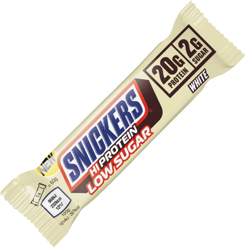 Bild von Snickers White Low Sugar High Protein Riegel 57g - Weiße Schokolade