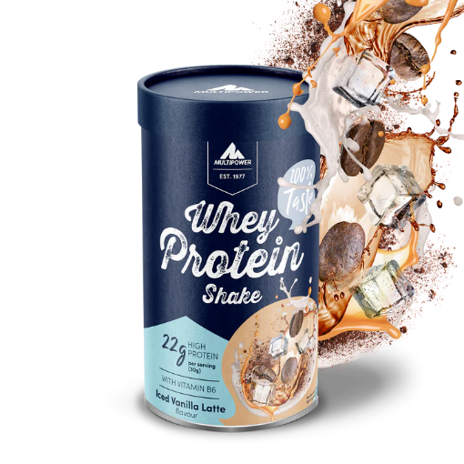 Bild von Molkenprotein-Shake 420g - Iced Vanilla Latte MultiPower