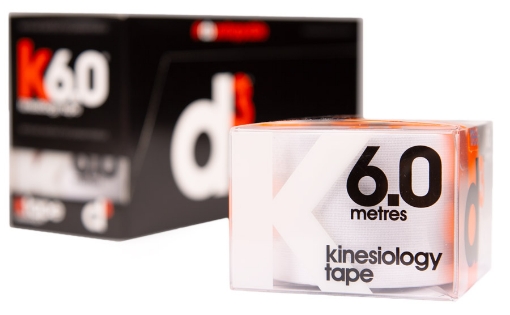 Bild von K6.0 Kinesiologische Bandage Weiß 5cm x 6m - d3Tape