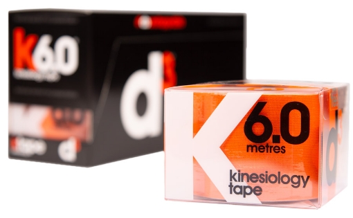 Bild von K6.0 Kinesiologische Bandage Orange 5cm x 6m - d3Tape