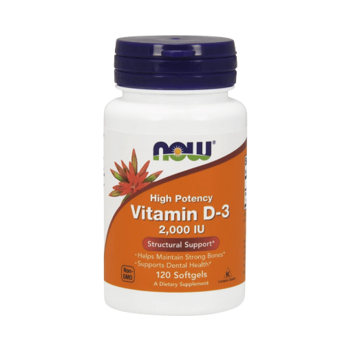 Bild von Vitamin D3 2000IU (120 Kapseln) - Naskor